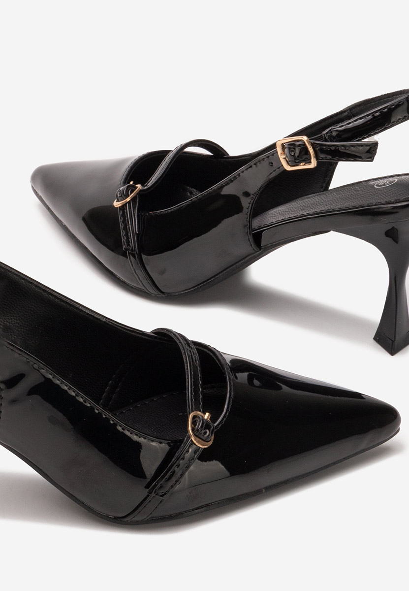 Pantofi cu toc Pearlie negri