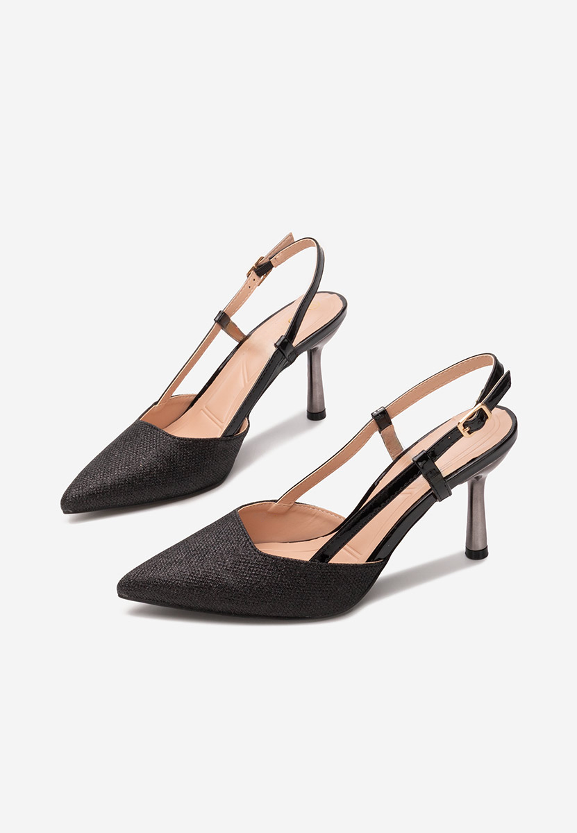 Pantofi slingback Frezia negri