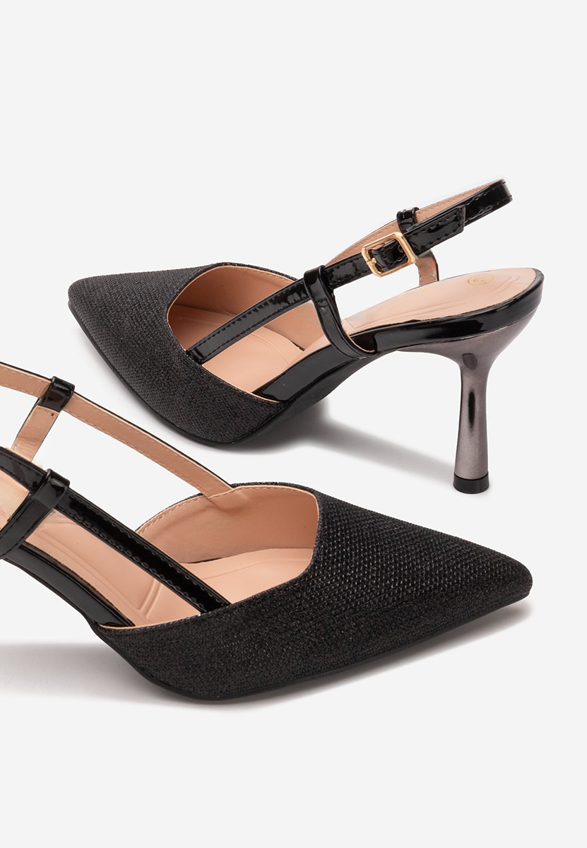 Pantofi slingback Frezia negri