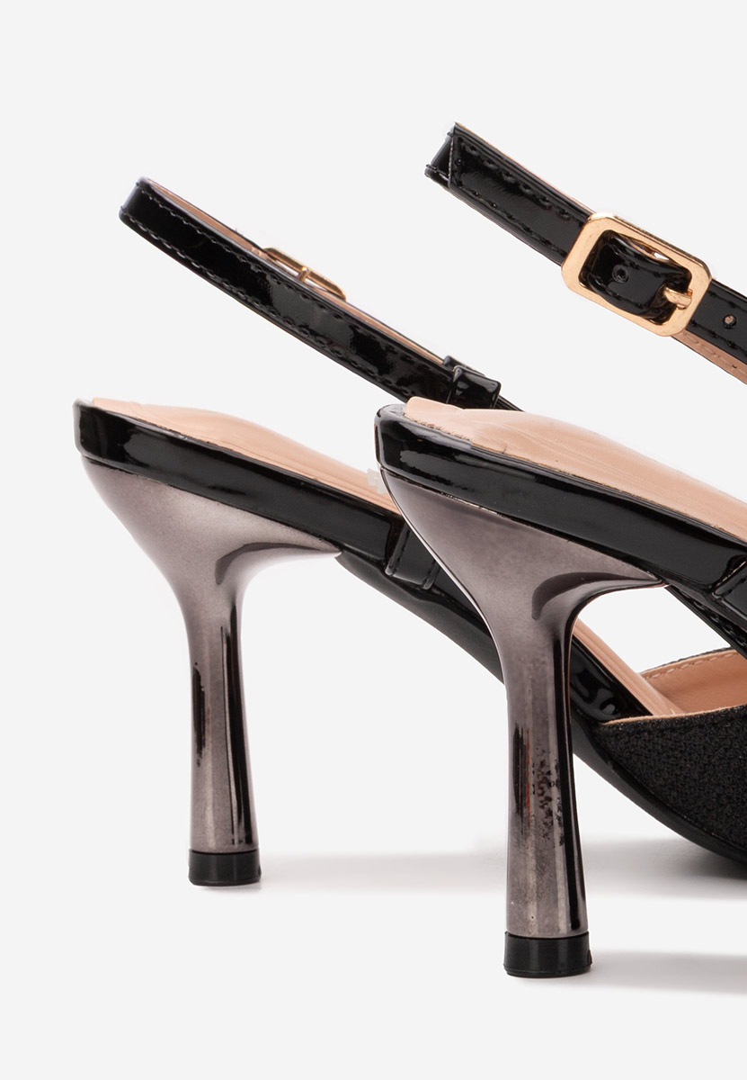 Pantofi slingback Frezia negri
