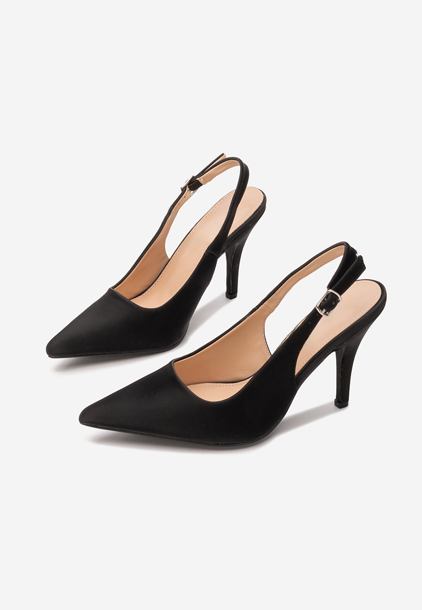 Pantofi stiletto Penie negri