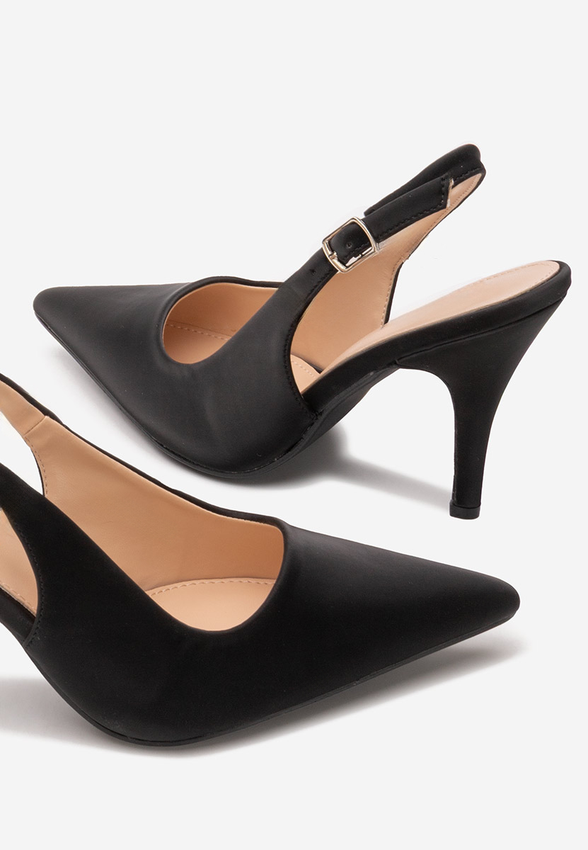 Pantofi stiletto Penie negri