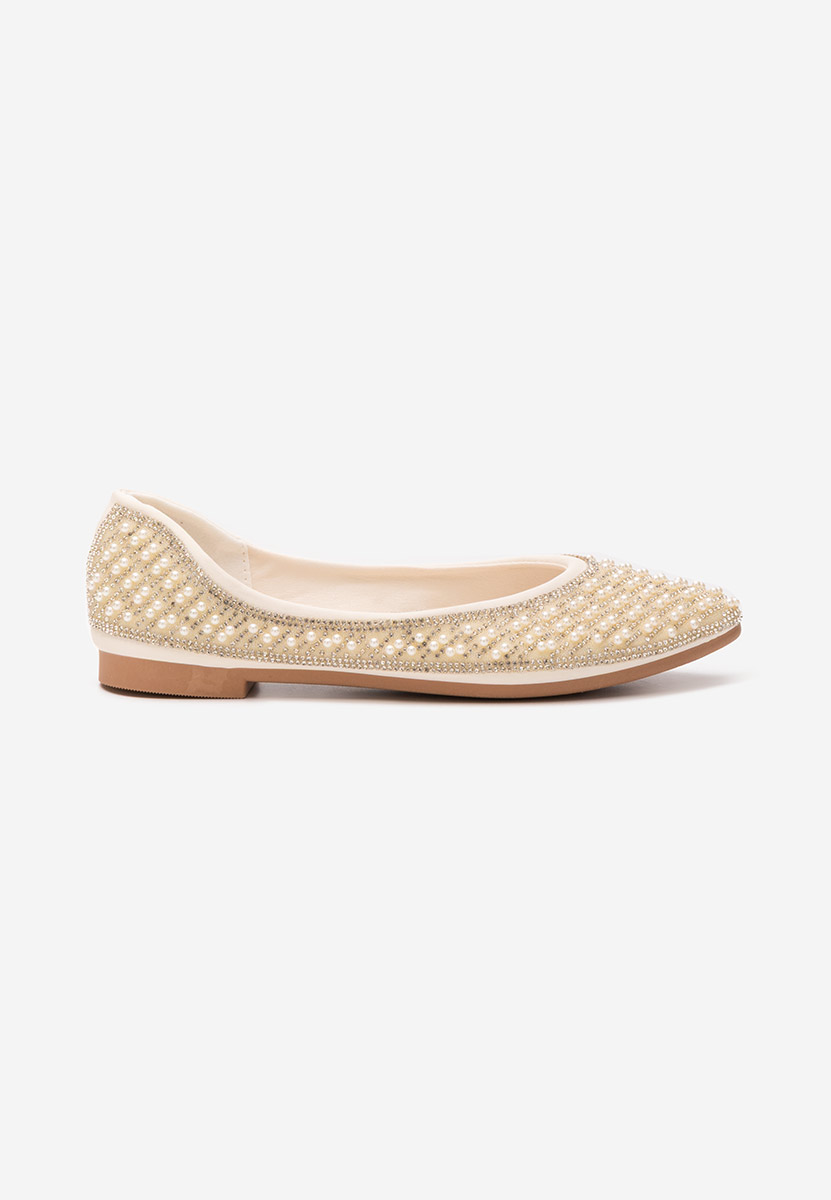 Balerini eleganti Charity albi