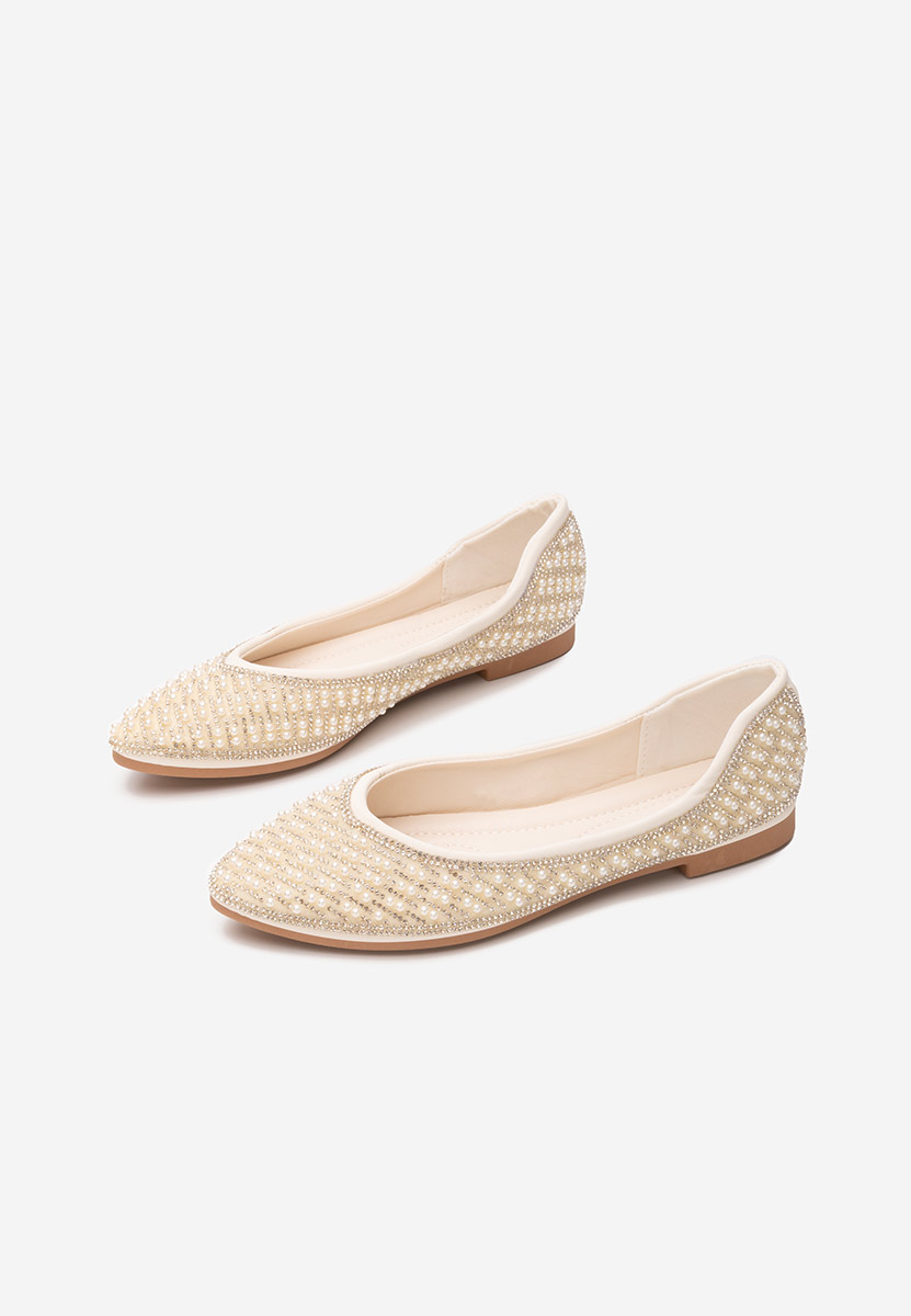 Balerini eleganti Charity albi