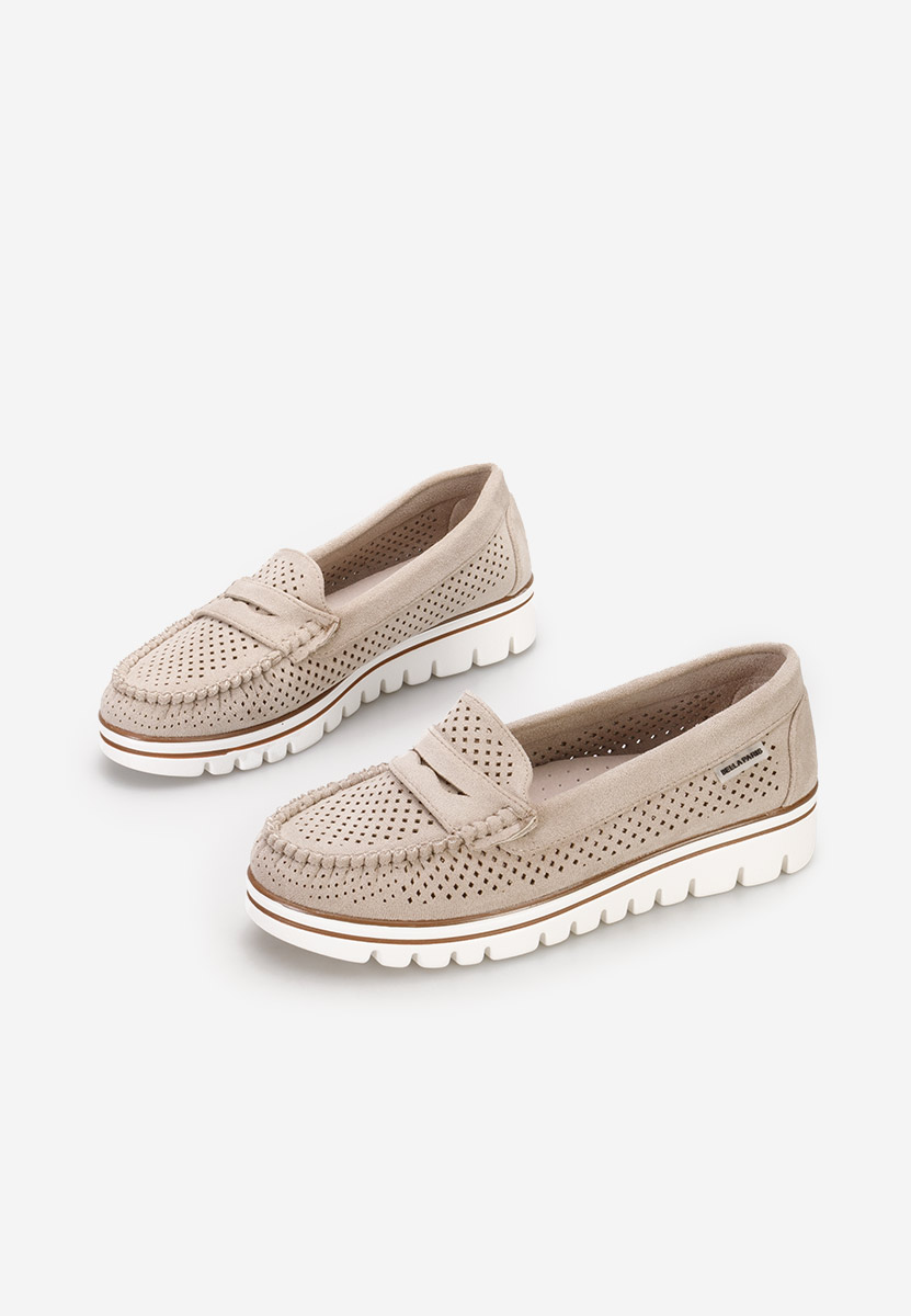 Mocasini dama Manise V2 bej