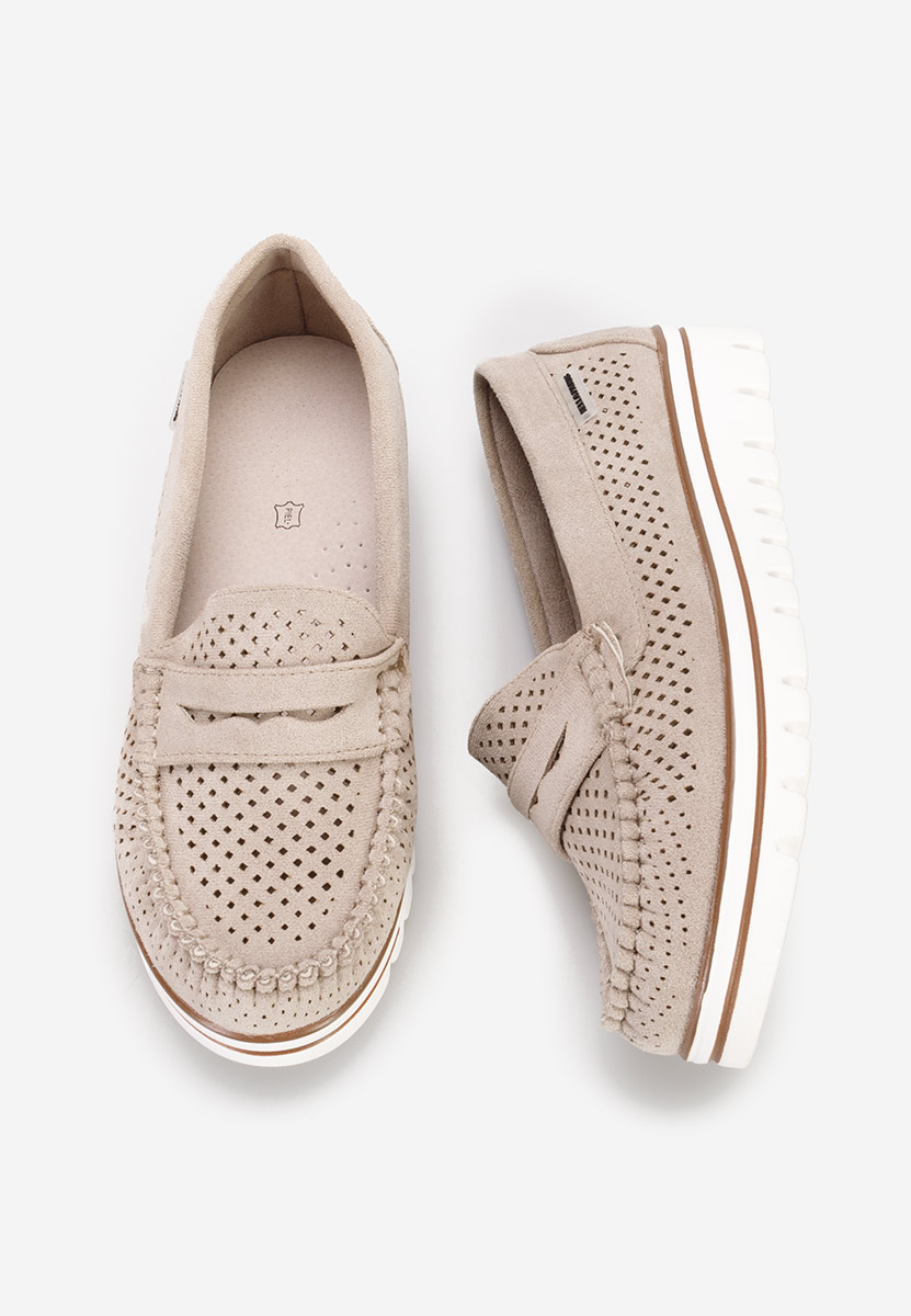 Mocasini dama Manise V2 bej