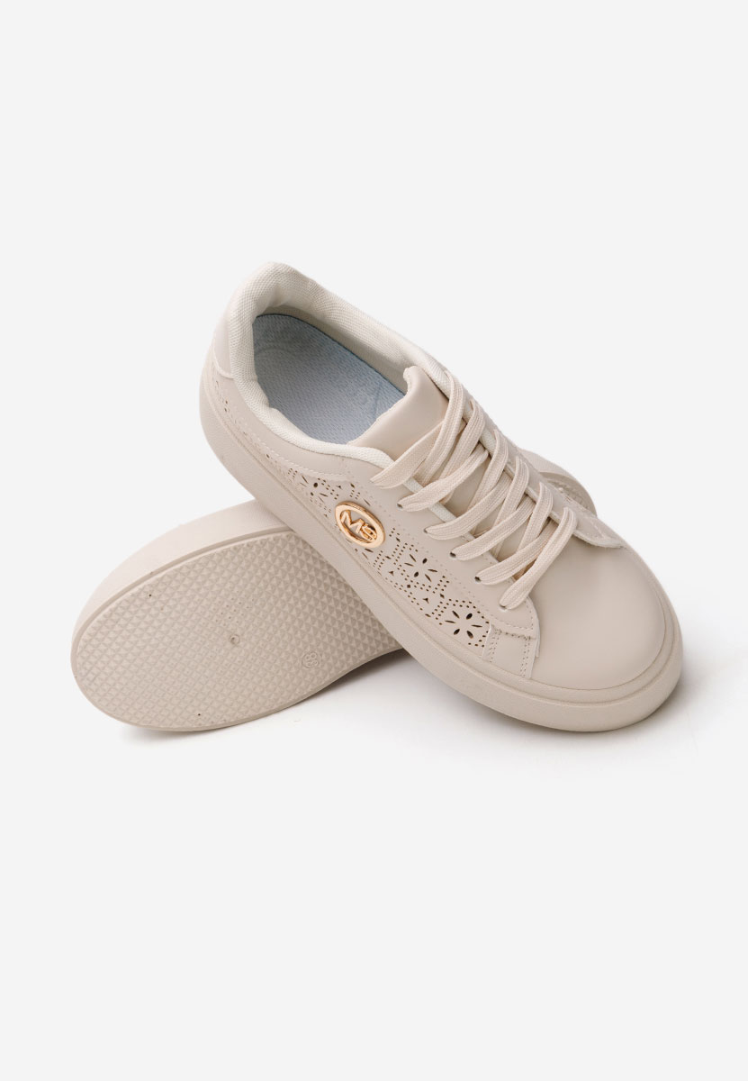 Sneakers cu platforma Nidya V2 bej