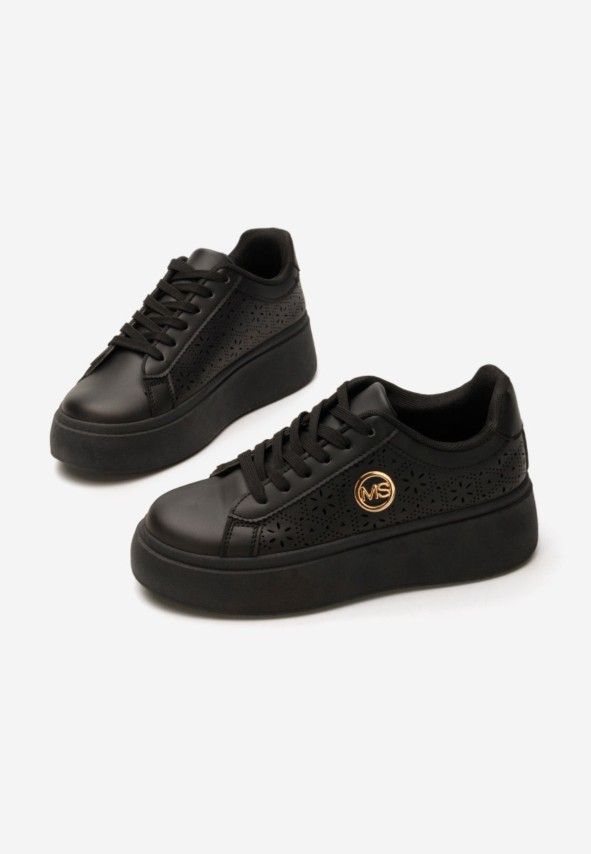 Sneakers cu platforma Nidya negri