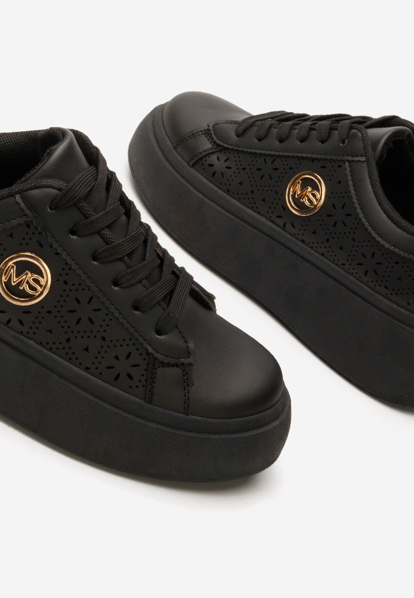 Sneakers cu platforma Nidya negri