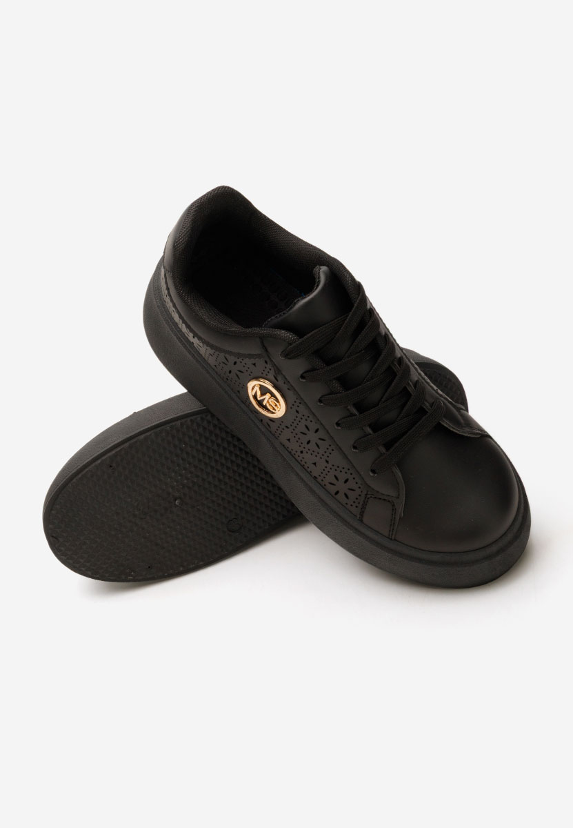 Sneakers cu platforma Nidya negri