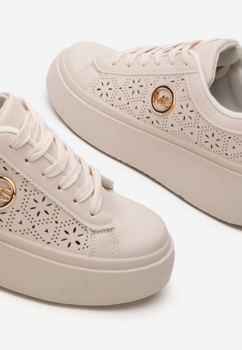 Sneakers cu platforma Nidya V2 bej