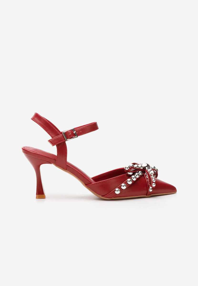 Pantofi slingback Ladera rosii