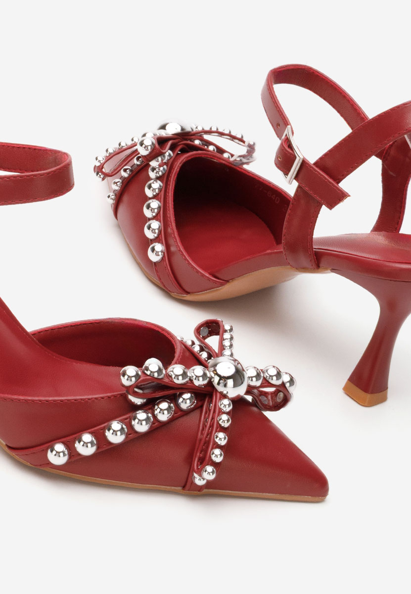 Pantofi slingback Ladera rosii