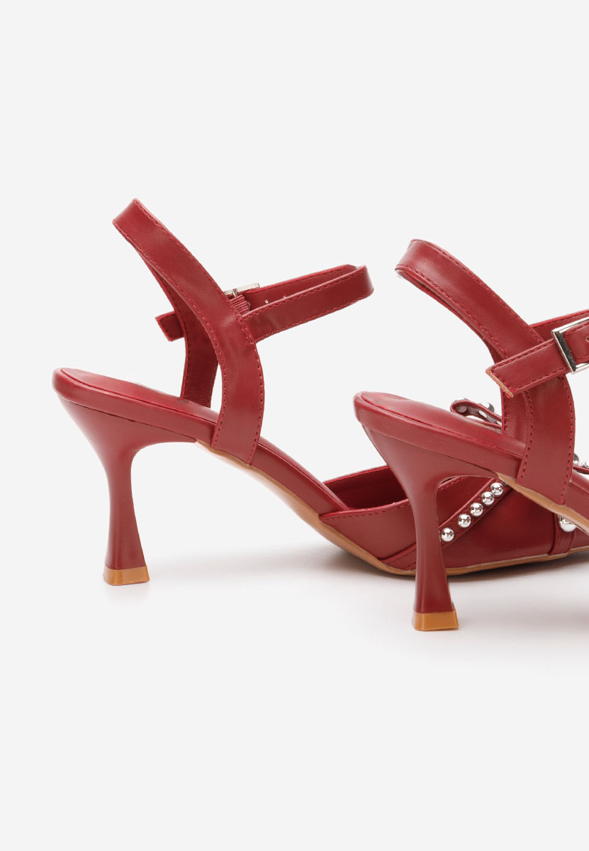 Pantofi slingback Ladera rosii