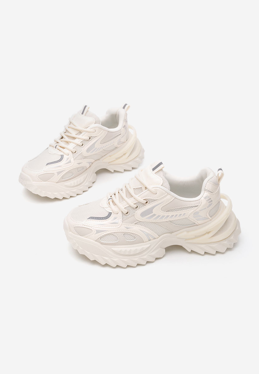 Sneakers cu platforma Willene bej