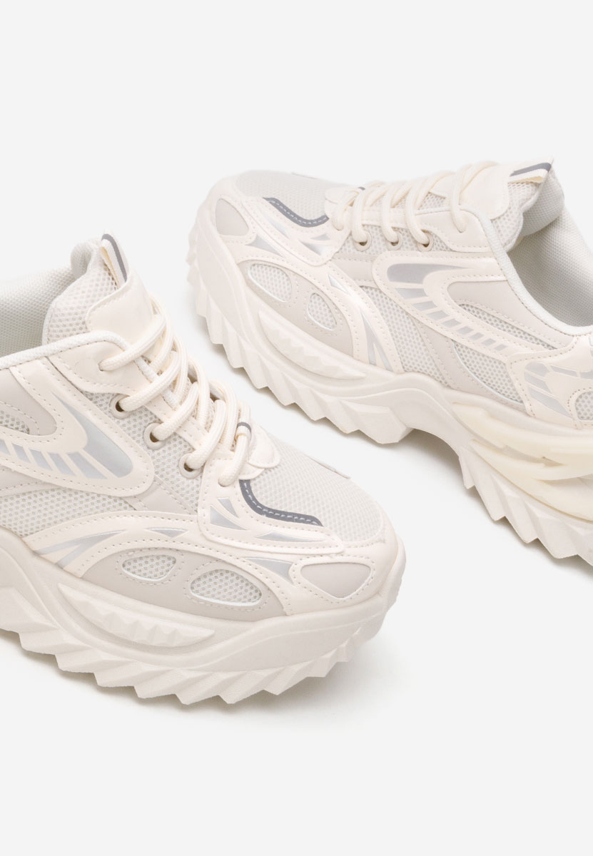 Sneakers cu platforma Willene bej
