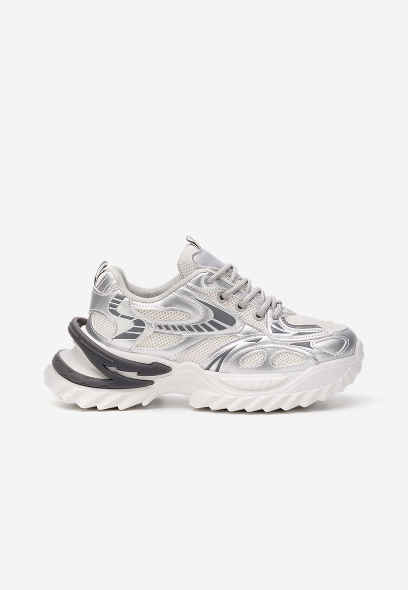 Sneakers cu platforma Willene argintii