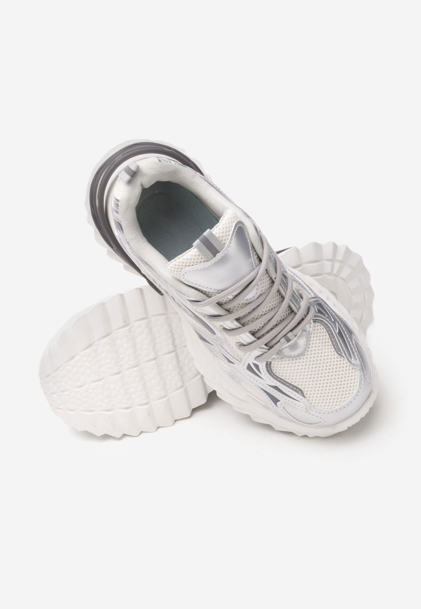 Sneakers cu platforma Willene argintii