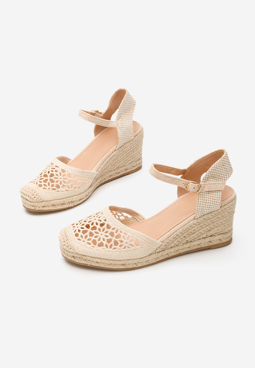 Sandale tip espadrile Almynna bej