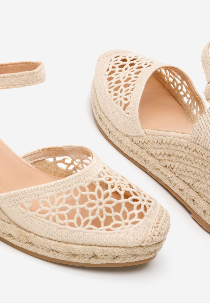 Sandale tip espadrile Almynna bej