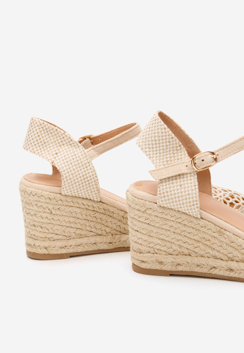 Sandale tip espadrile Almynna bej