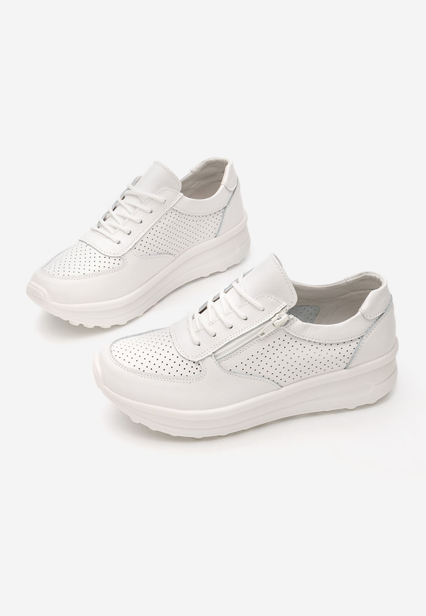 Sneakers dama Liora albi