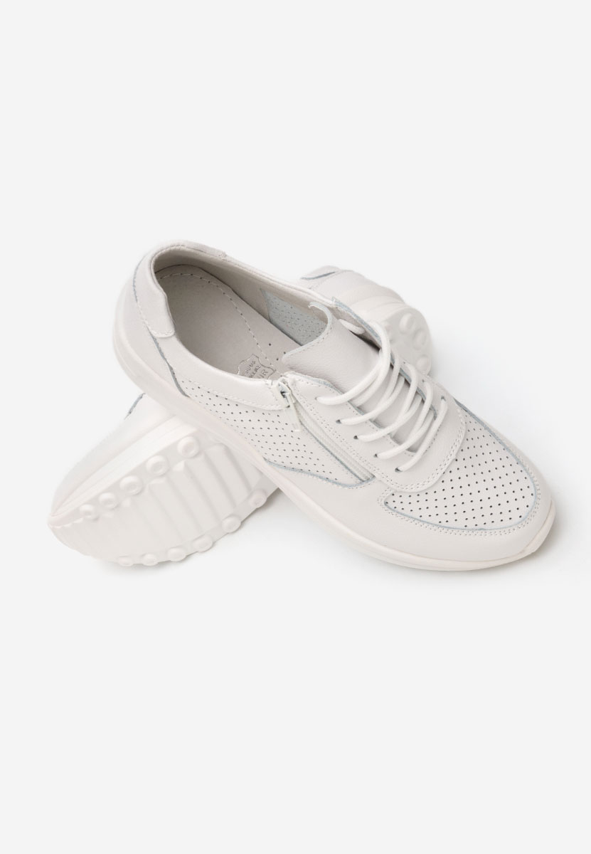 Sneakers dama Liora albi