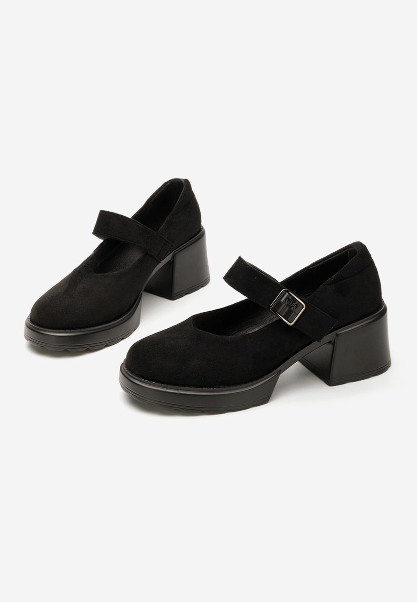 Pantofi cu toc Shirlena negri