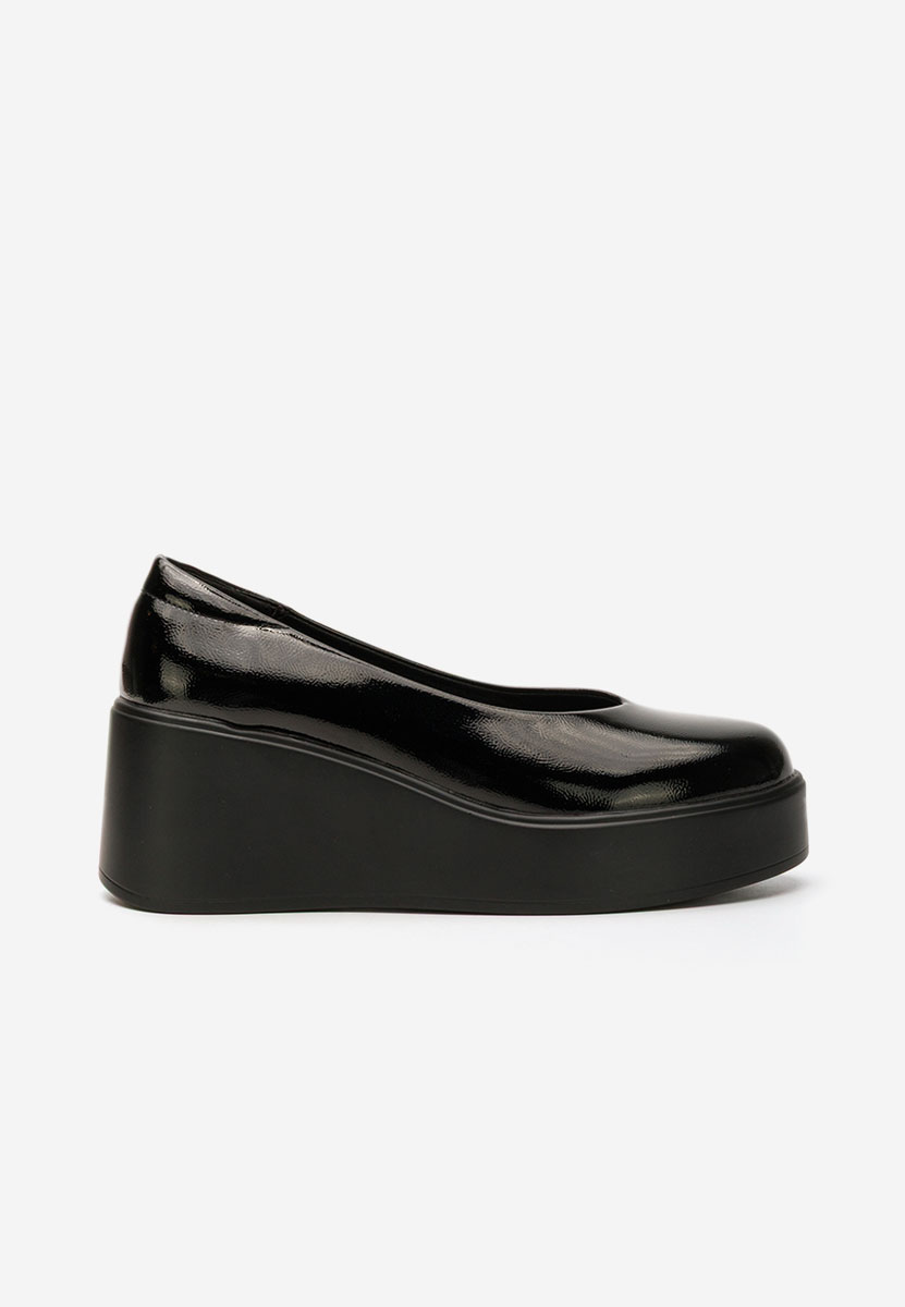 Pantofi casual cu platformă Shirla negri