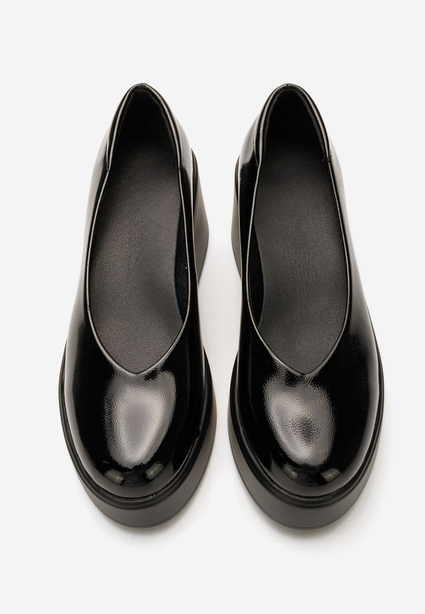 Pantofi casual cu platformă Shirla negri