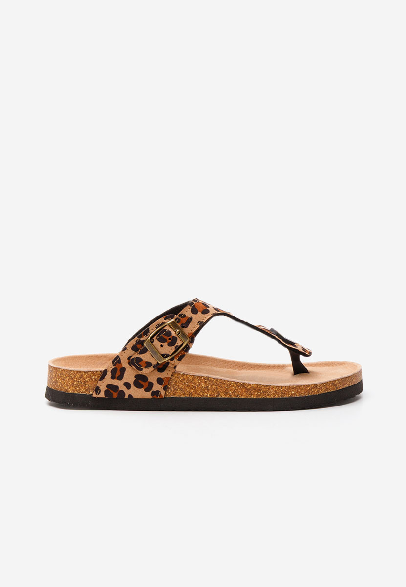 Papuci dama Rosanhi V2 leopard