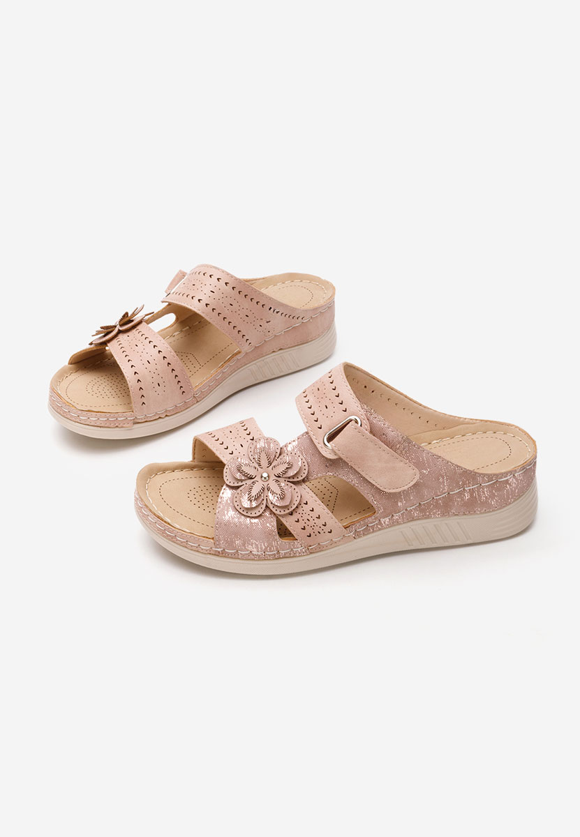 Papuci cu talpa ortopedica Violette roz