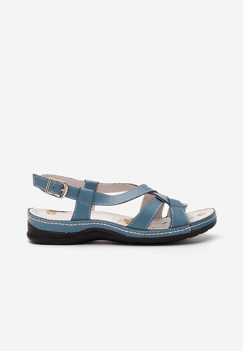 Sandale dama piele Zinga bleu