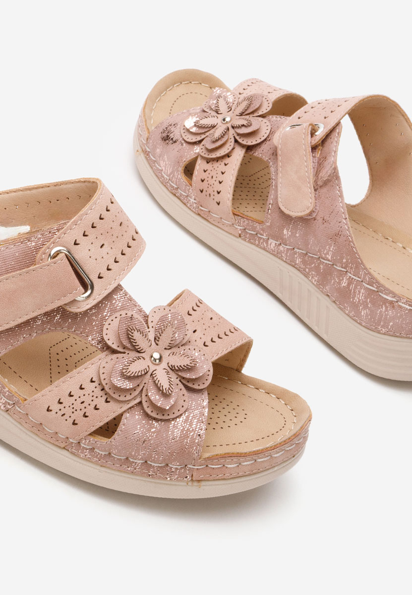 Papuci cu talpa ortopedica Violette roz