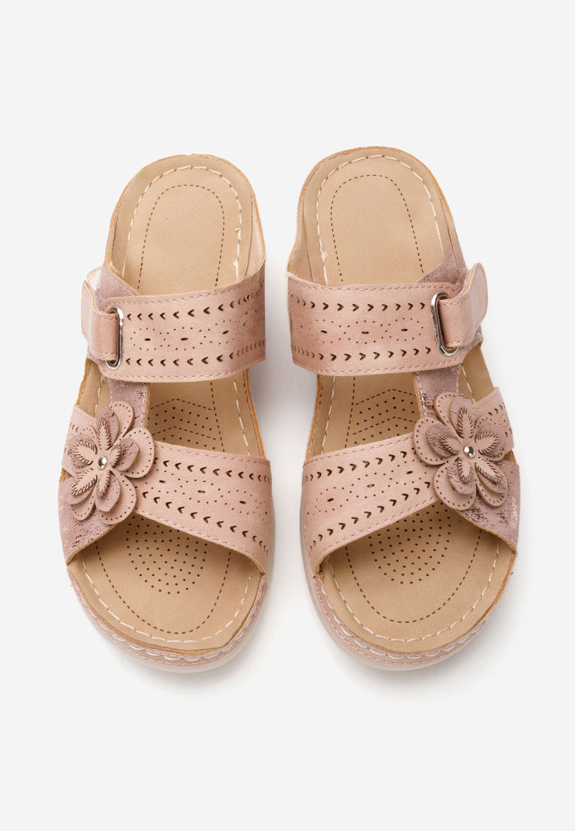 Papuci cu talpa ortopedica Violette roz