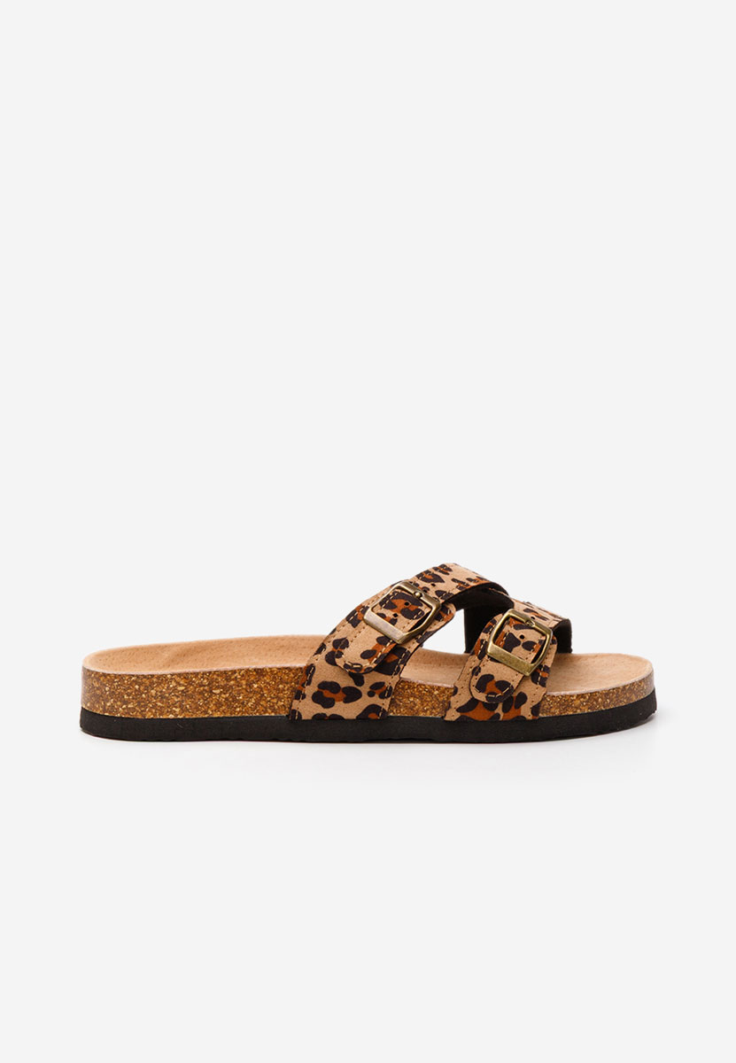 Papuci dama Viriana leopard