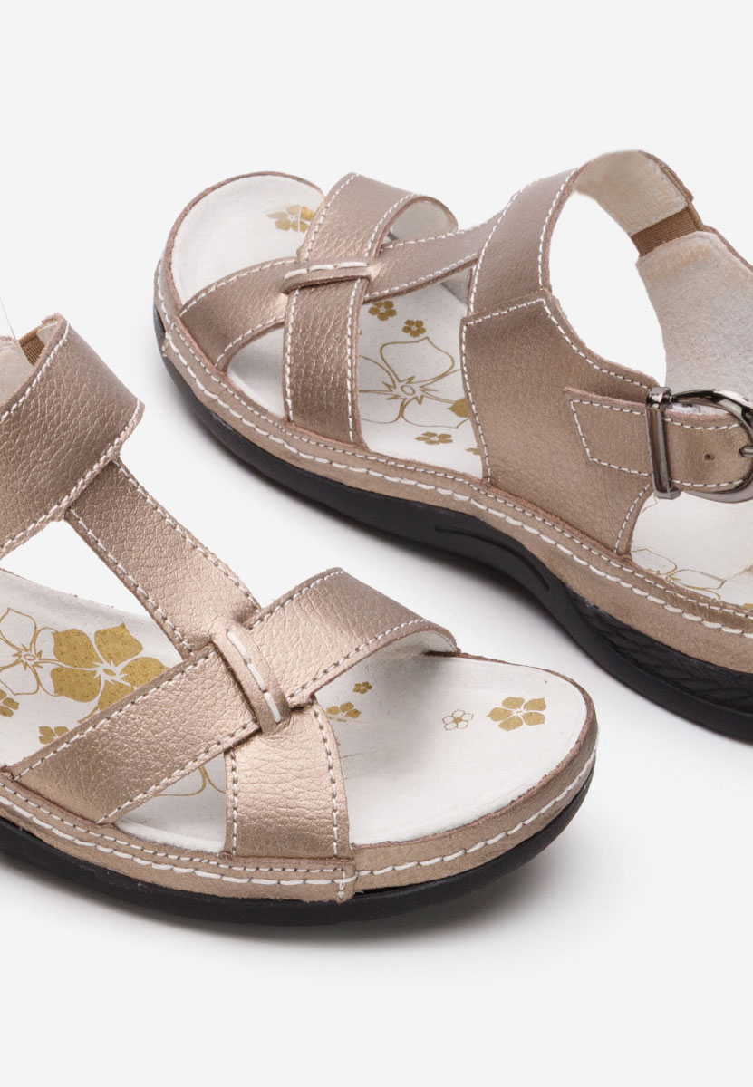 Sandale dama piele Zinna bronze