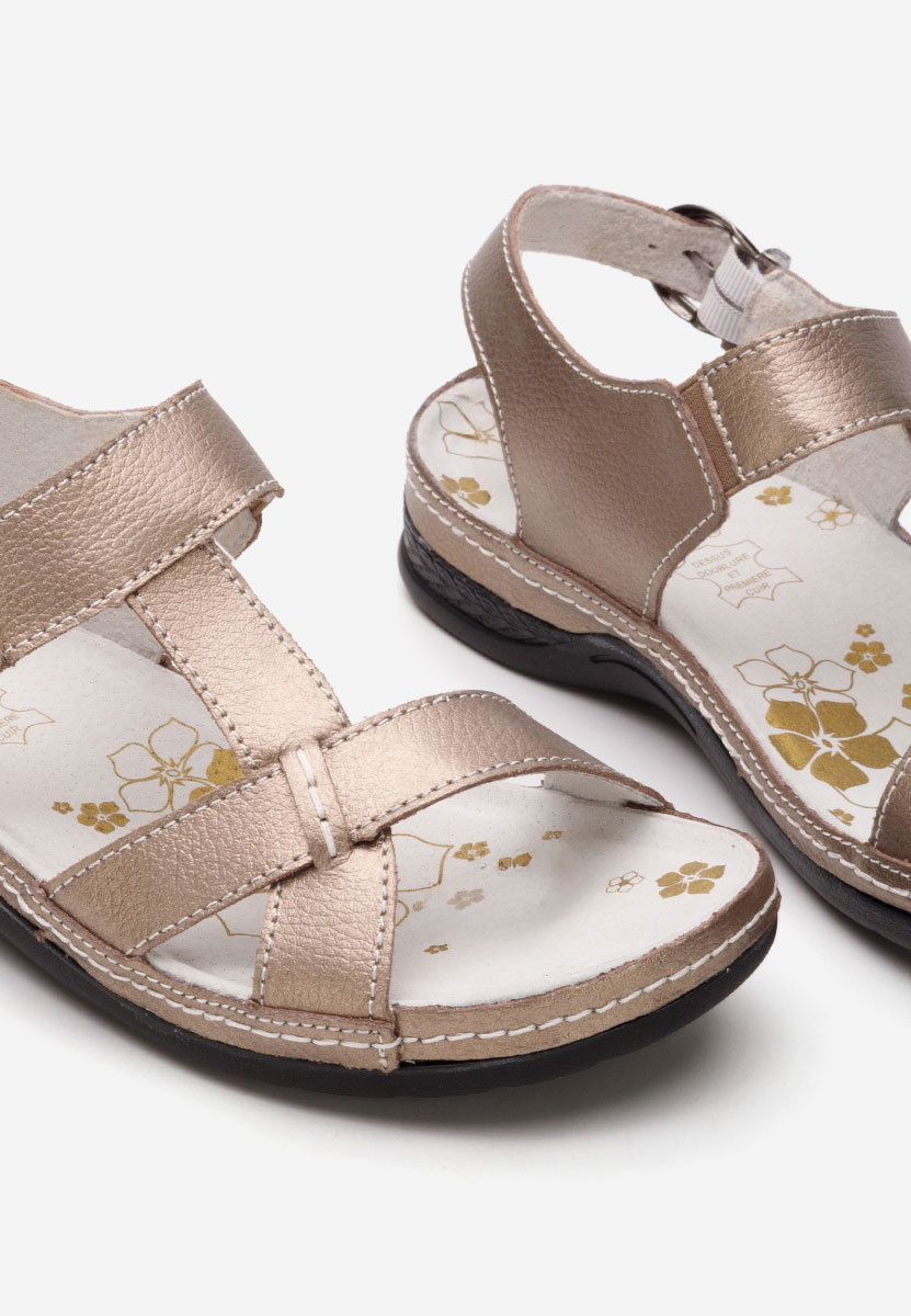 Sandale dama piele Zinna bronze