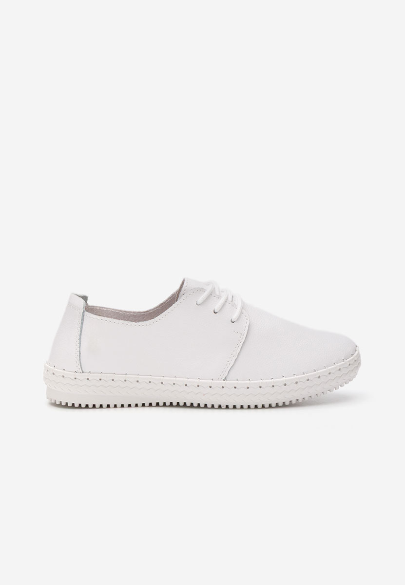 Pantofi casual dama Selora albi