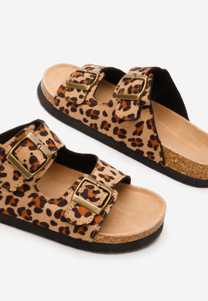 Papuci dama Vanasia leopard
