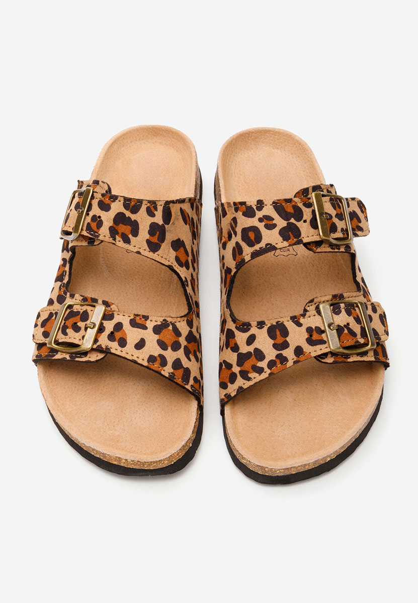 Papuci dama Vanasia leopard