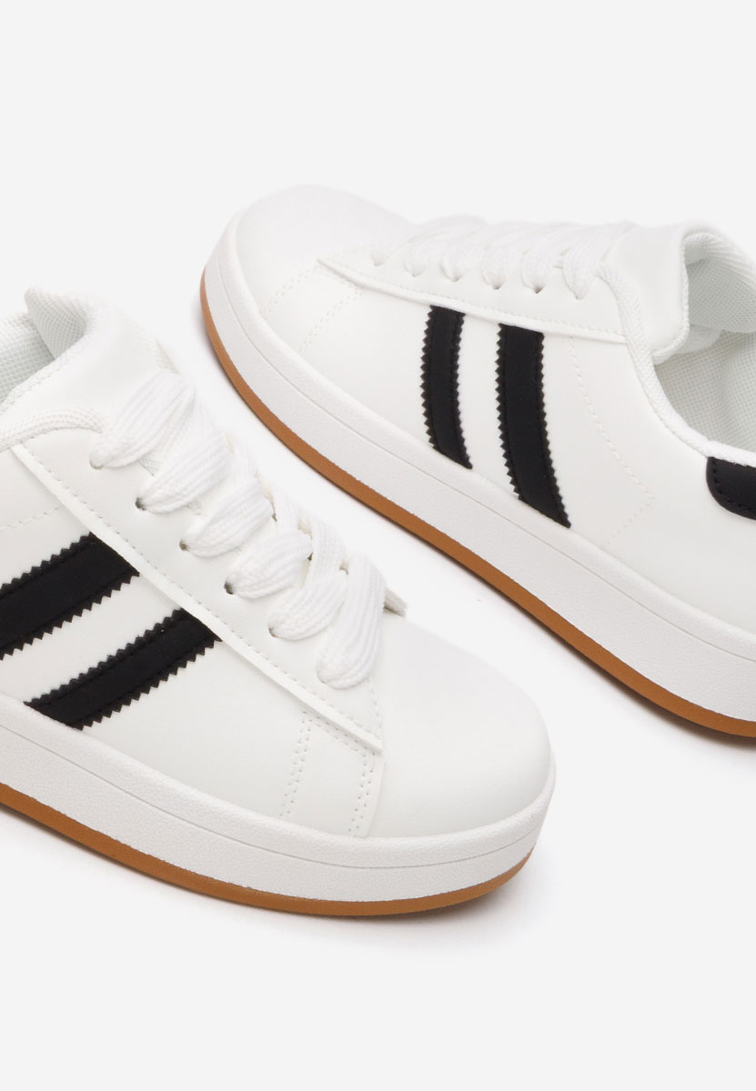 Sneakers dama Mynara albi