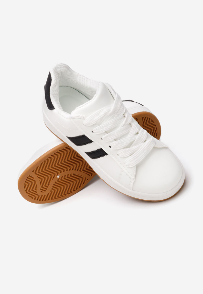 Sneakers dama Mynara albi
