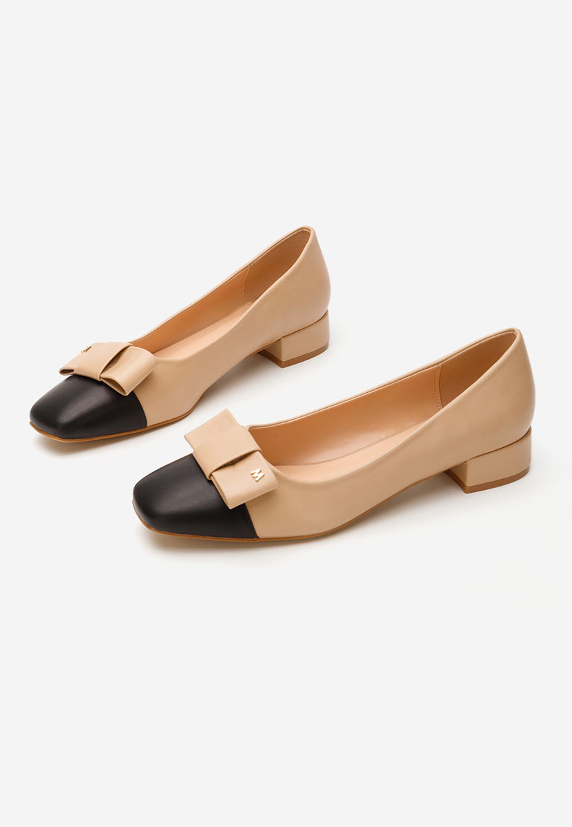 Pantofi cu toc mic Wuga kaki