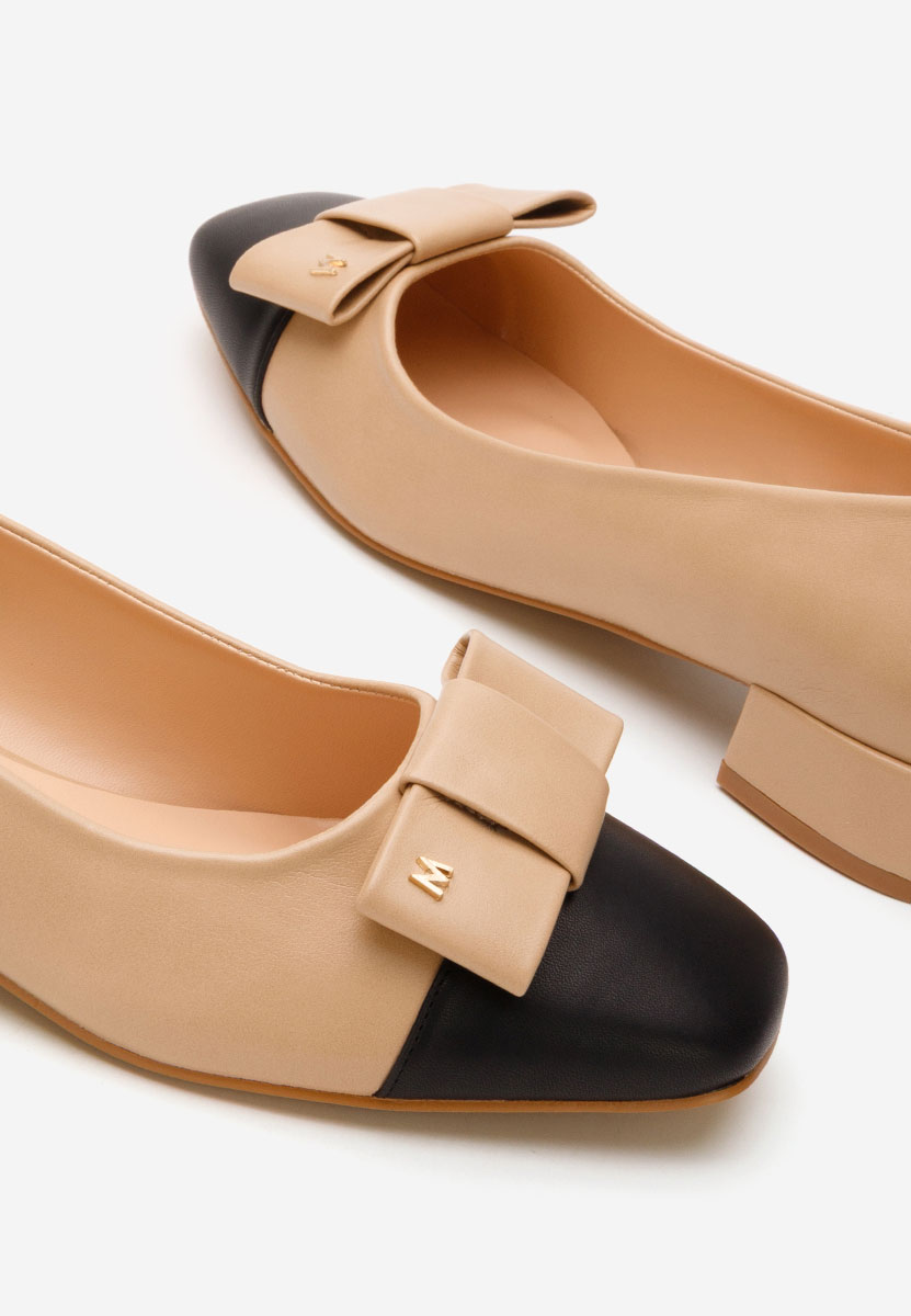 Pantofi cu toc mic Wuga kaki