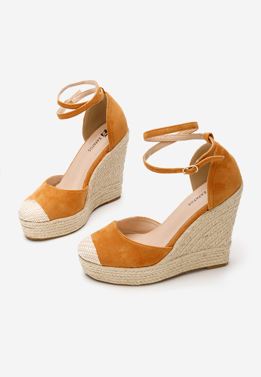 Sandale cu platforma Saniza V3 camel