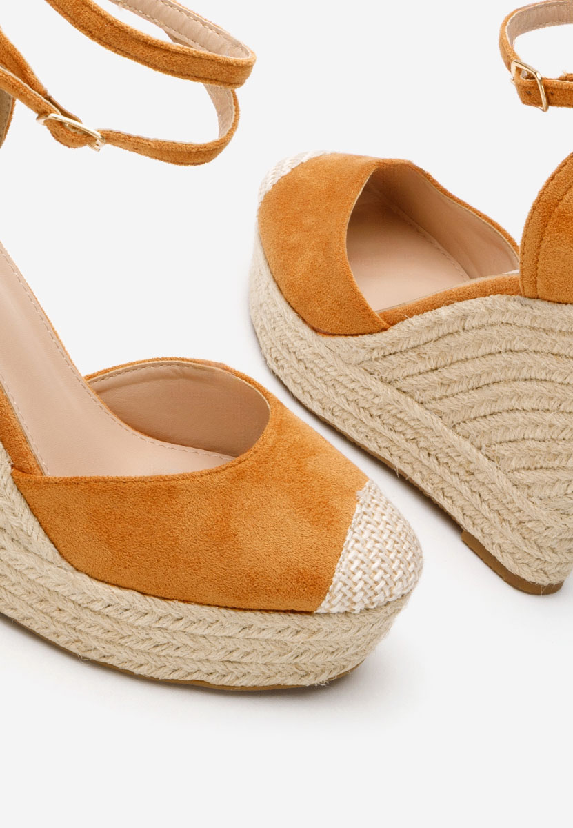 Sandale cu platforma Saniza V3 camel