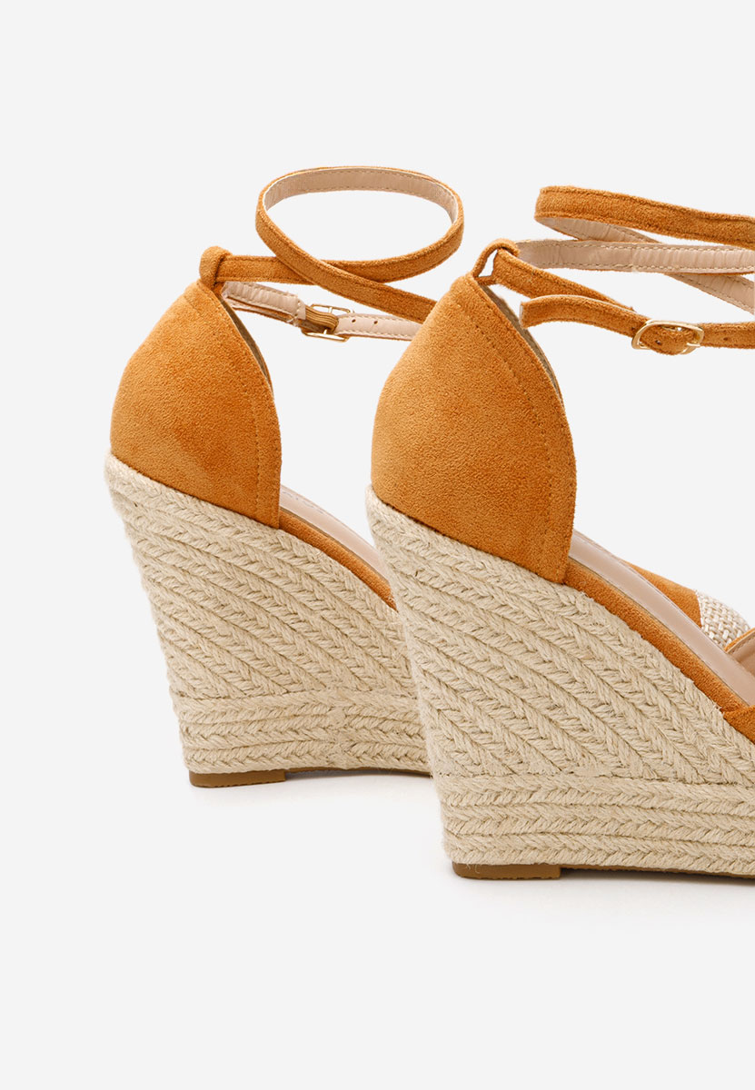 Sandale cu platforma Saniza V3 camel