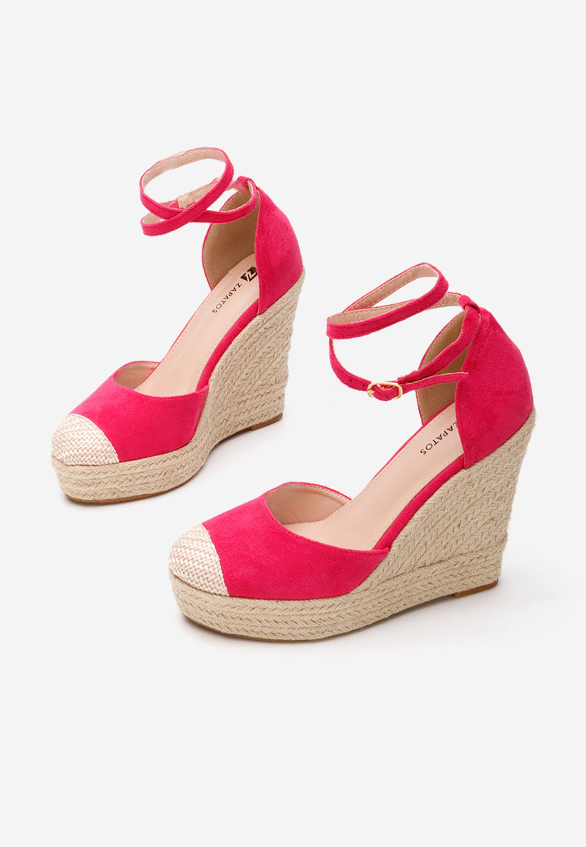 Sandale cu platforma Saniza V3 fucsia