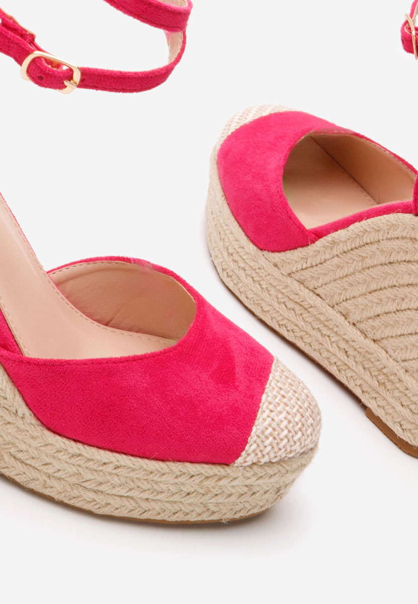 Sandale cu platforma Saniza V3 fucsia